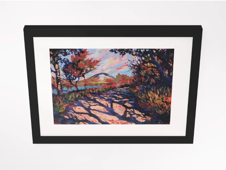 250809 Mount Errigal Poster Print. Framed product image (3)