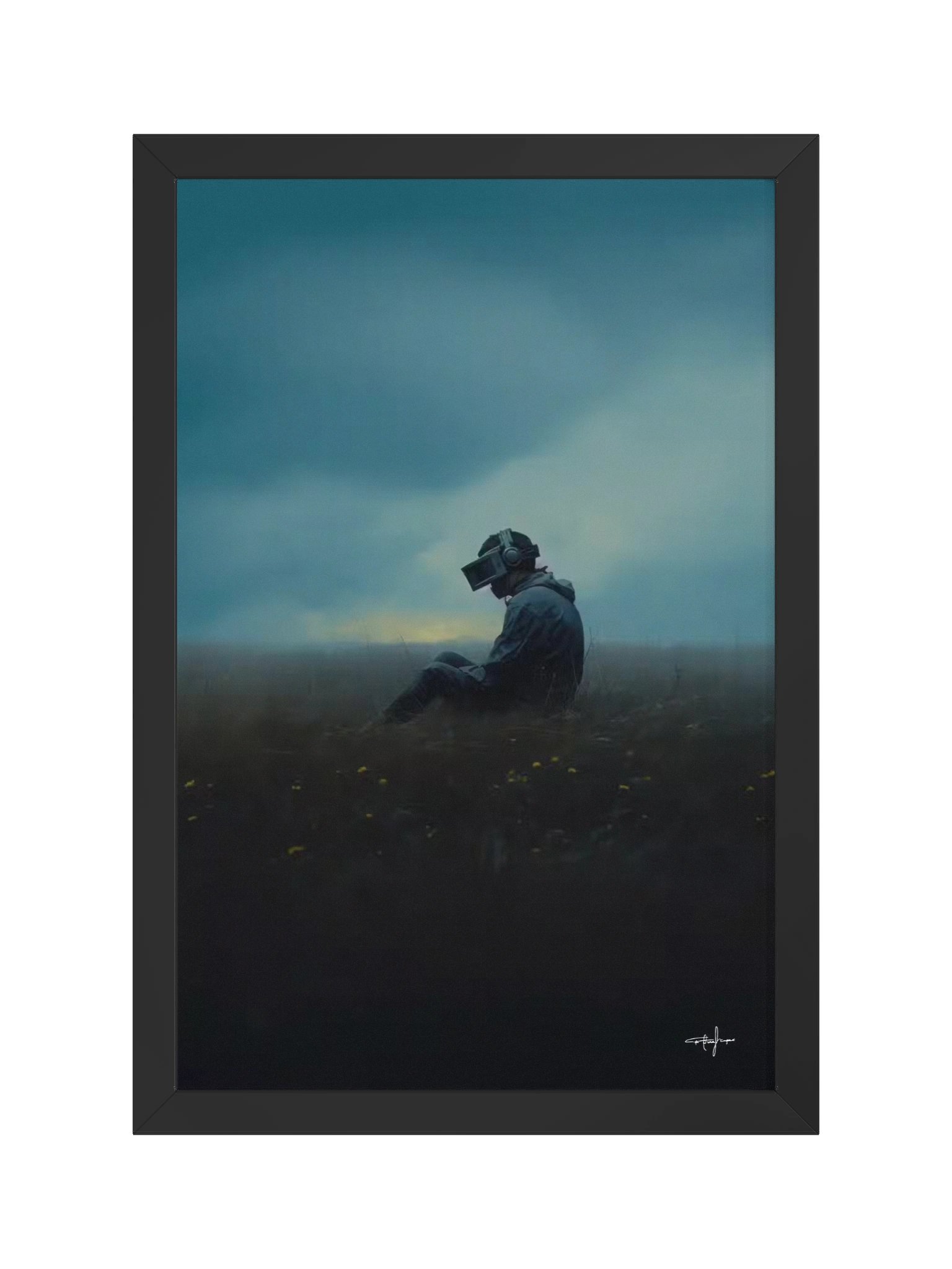 VR Guy (Original) - Poster (Framed) product image (2)