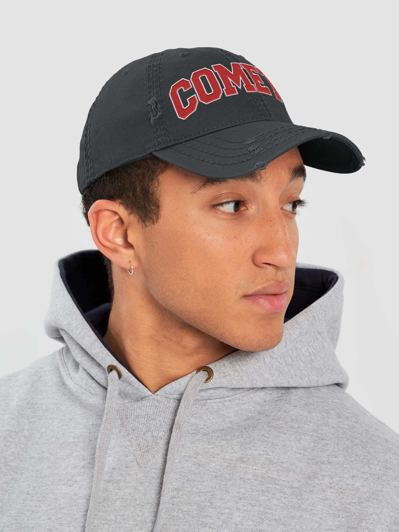 Comets Distressed Collegiate Hat product image (7)