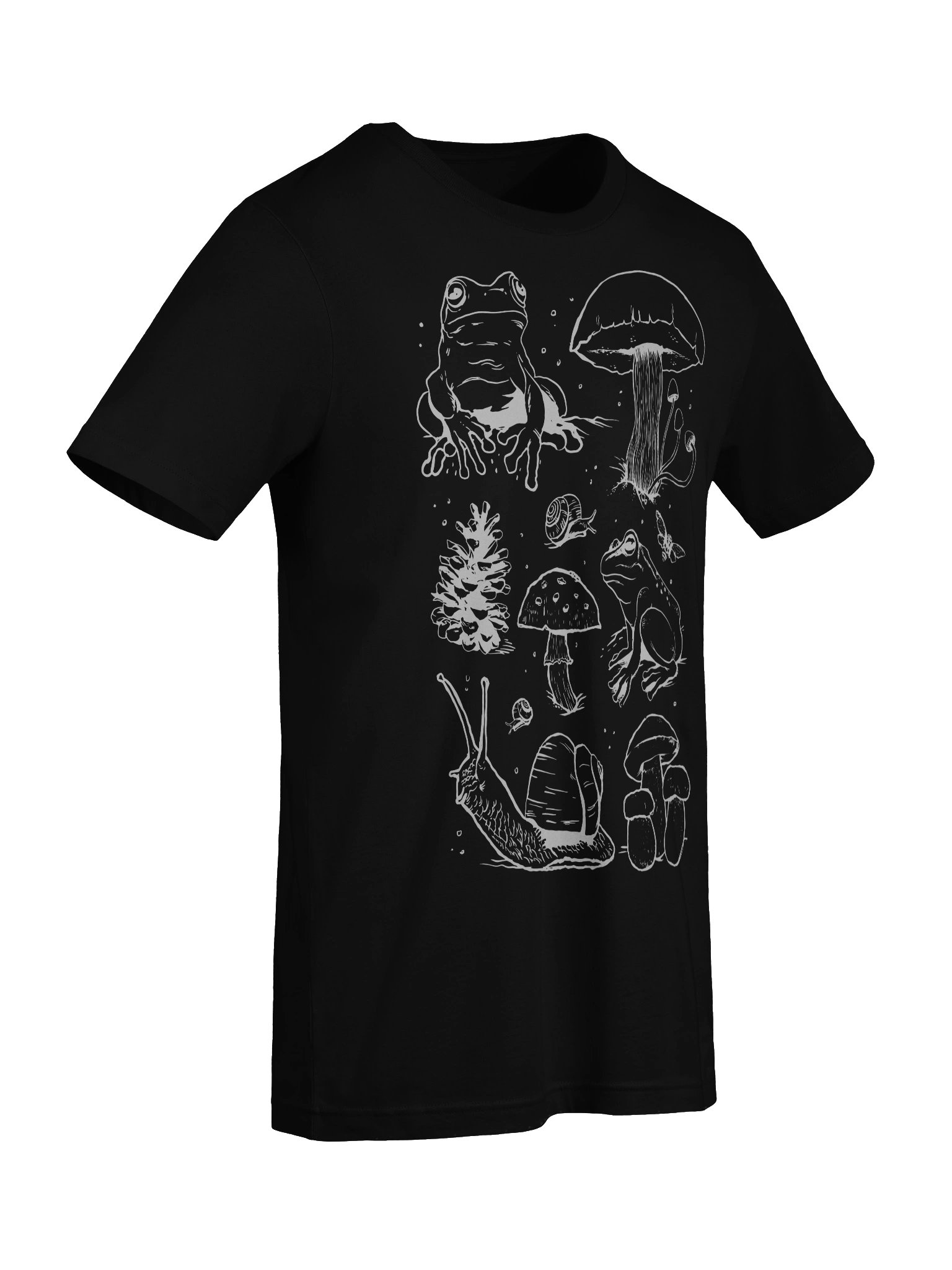 Whimsical Cotterage Forest Friends Coloring T-Shirt product image (9)