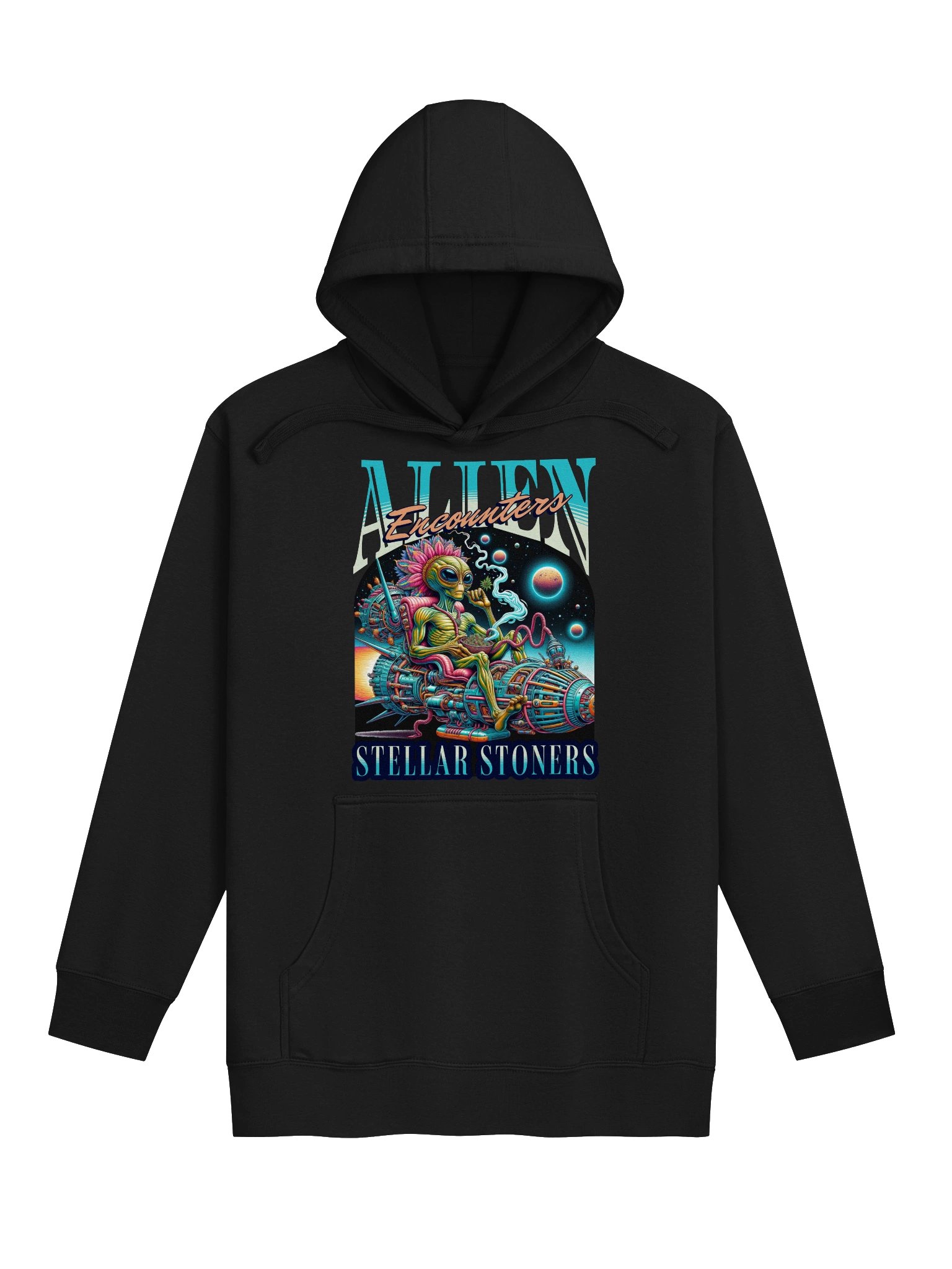 Alien Encounters - Stellar Stoners Hoodie - Premium Unisex Fit product image (2)