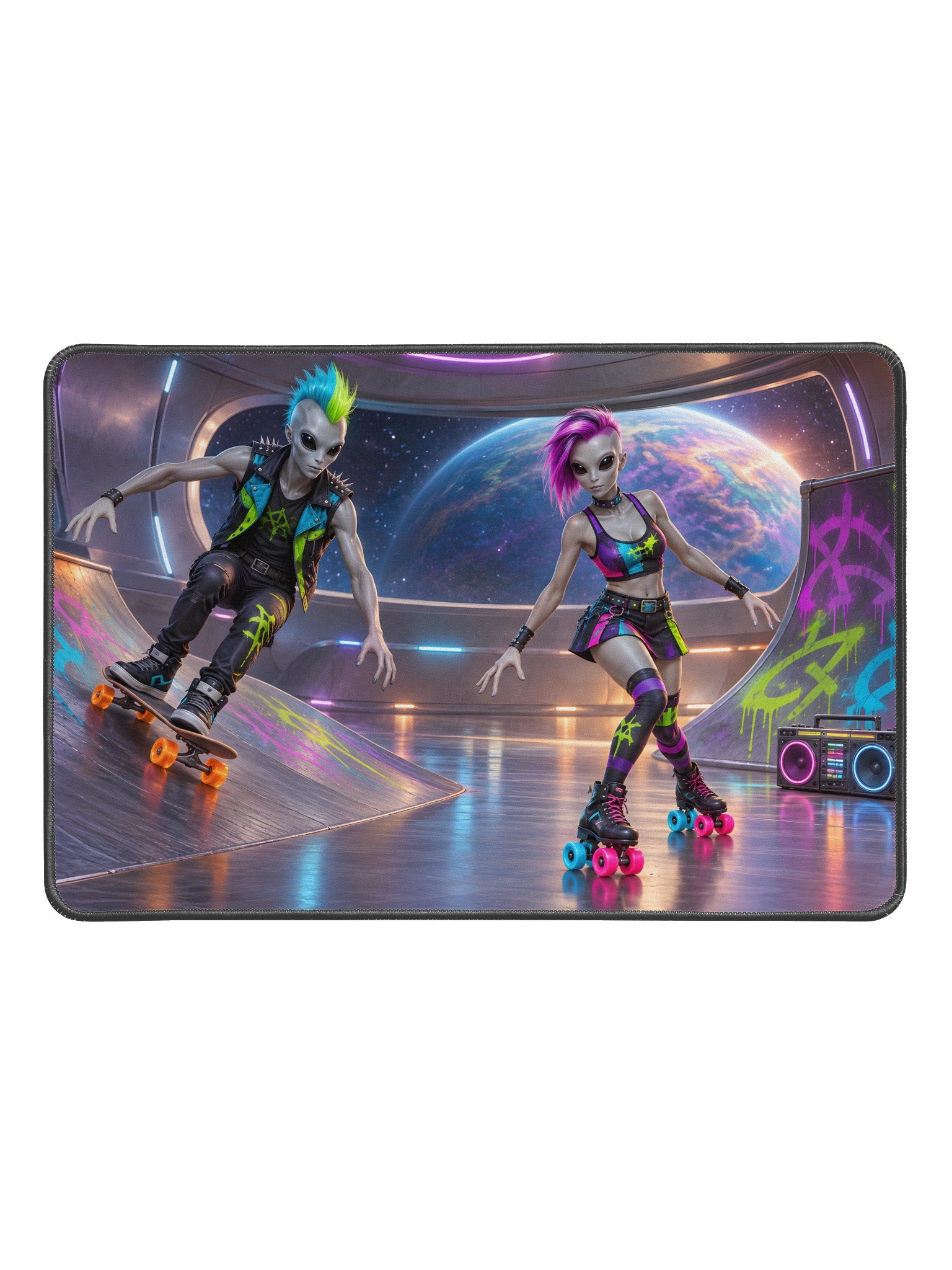 Alien Skaters Desk Mat product image (1)