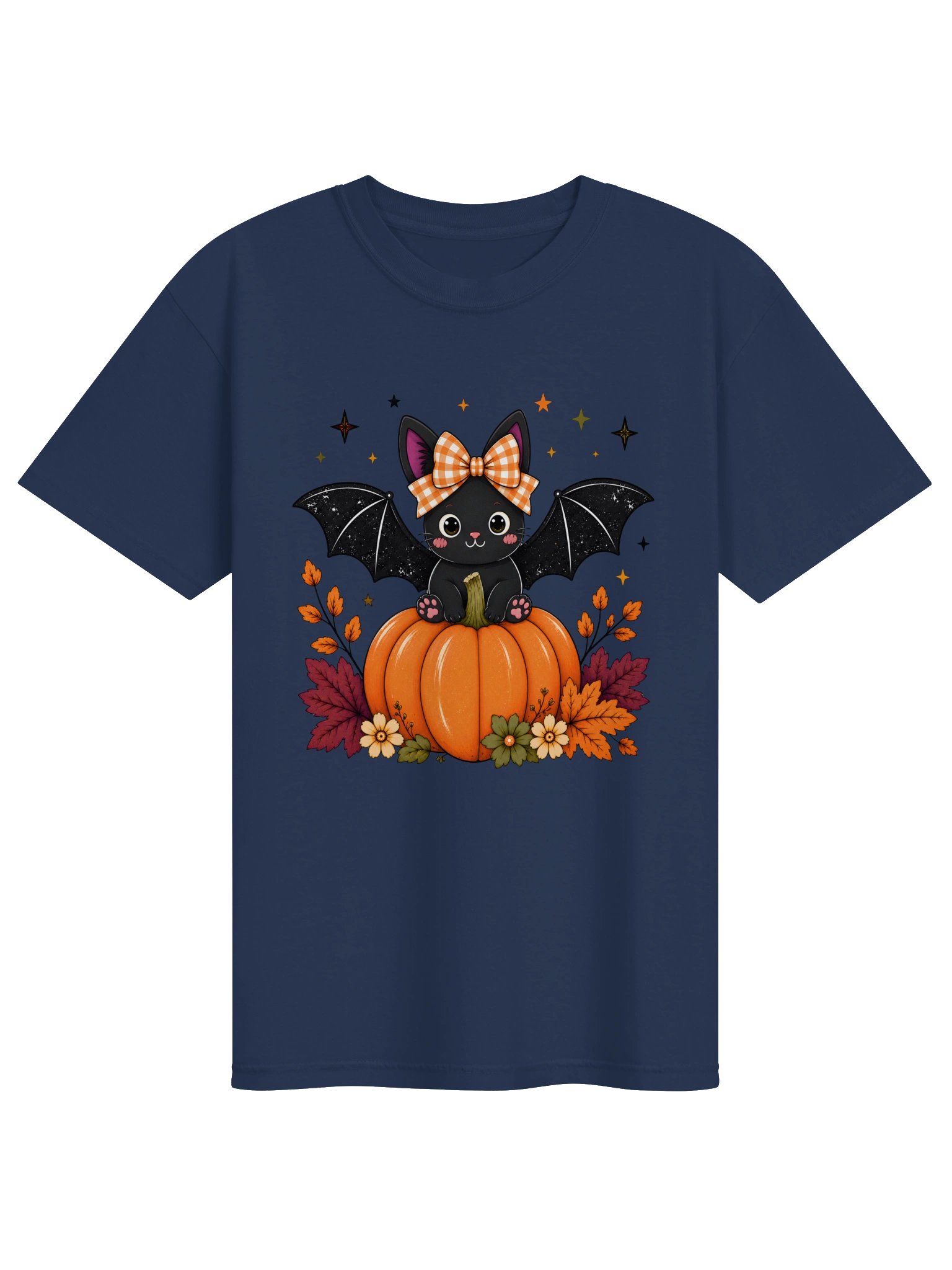 Spooky Pumpkin Kitty T-shirt product image (5)