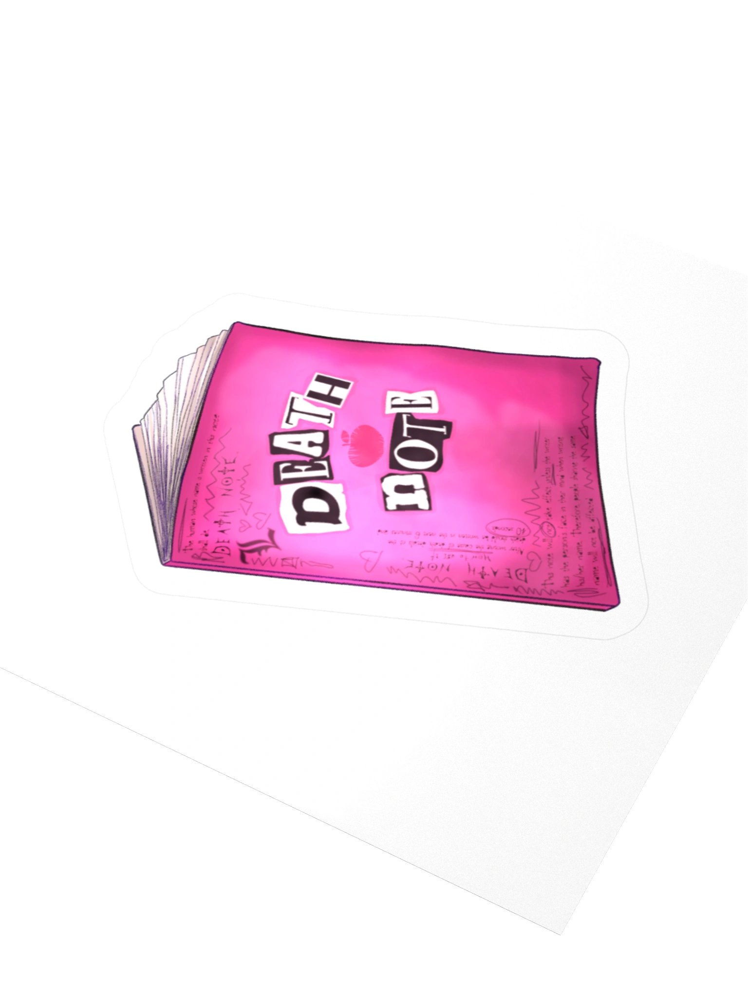 Death Note Burn Book Stickers product image (7)
