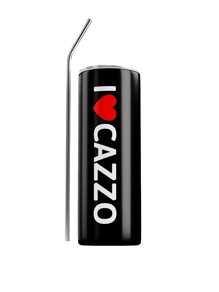I ♥️ CAZZO steel tumbler product image (1)
