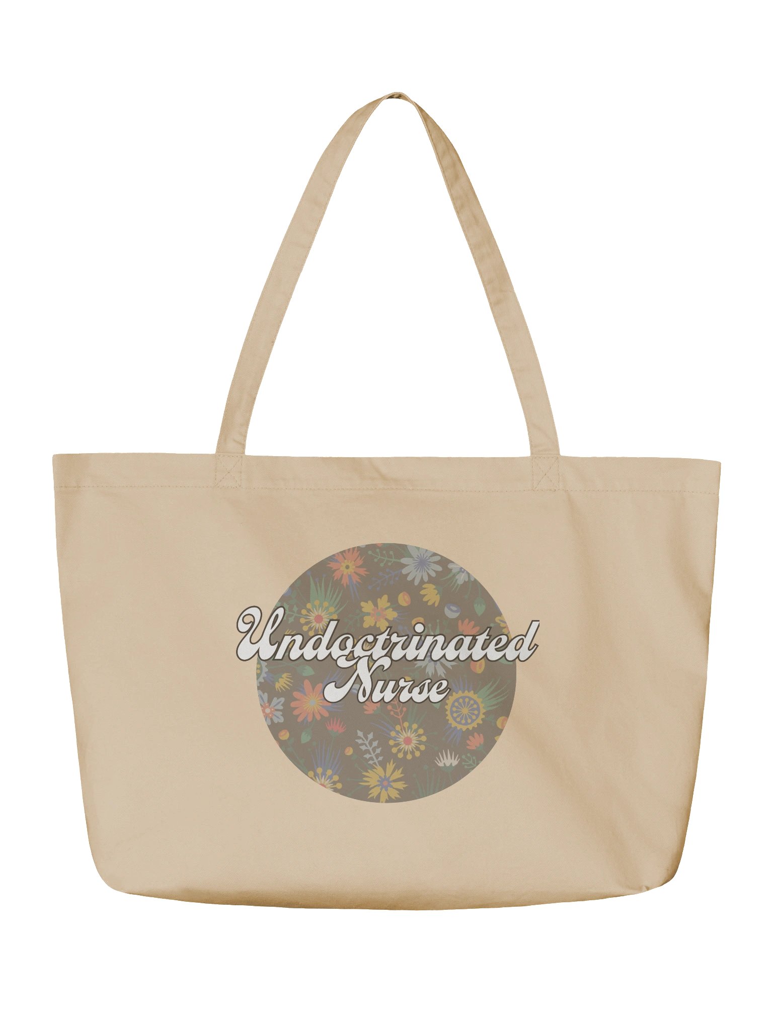 Undoctrinated Nurse Organic Cotton Oyster Tote - Confident Mama product image (2)