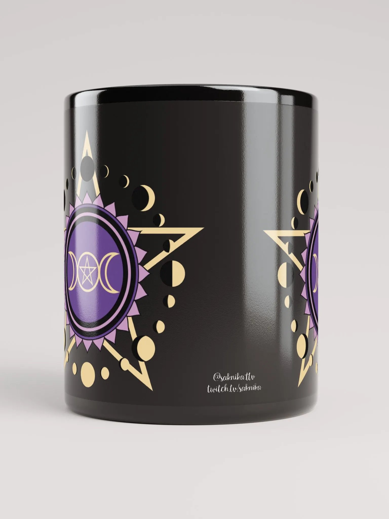 Moon Phase Mandala Mug - Black product image (10)