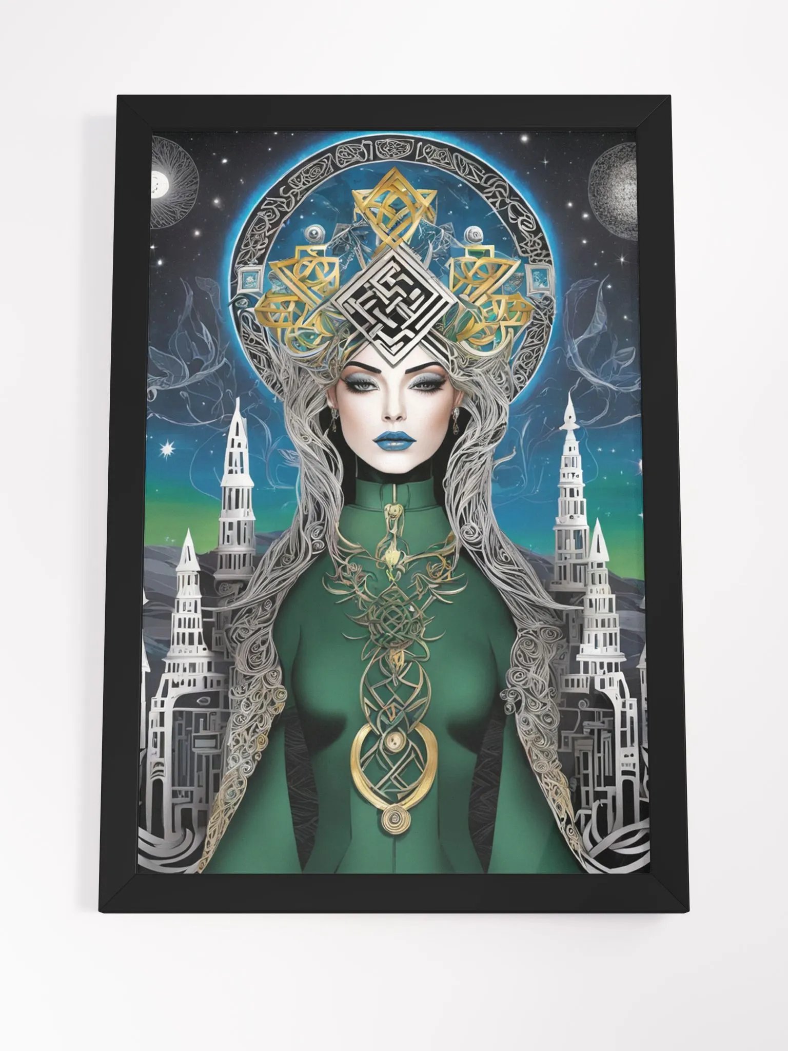 Winter Wiccan 11 - Framed Matte Poster product image (4)