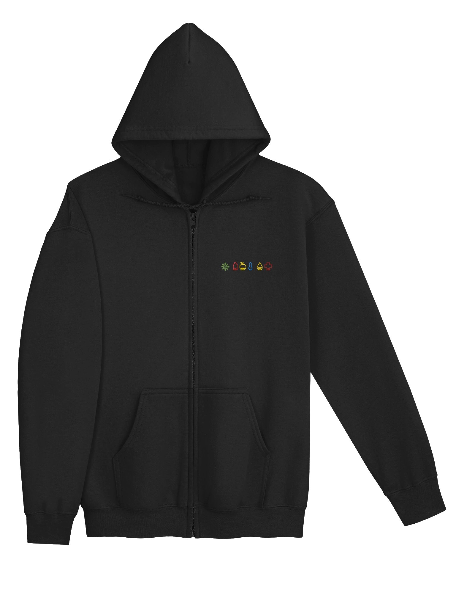 Embroided Pixel Icons Heavyweight Hoodie product image (20)