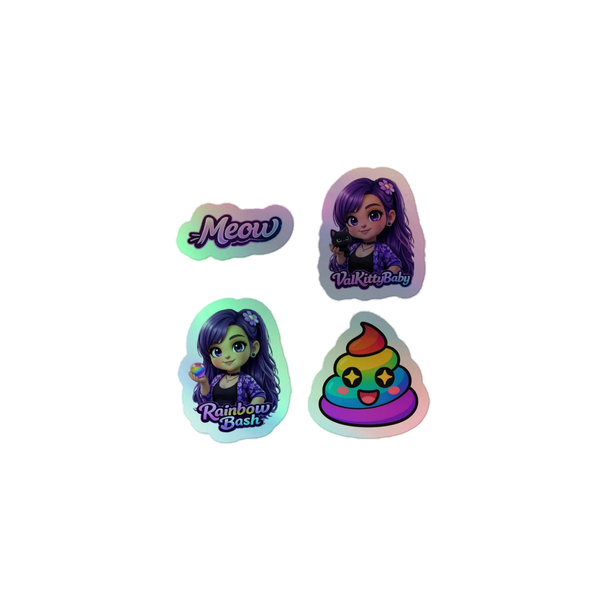 Rainbow Bash Sticker Sheet product image (1)