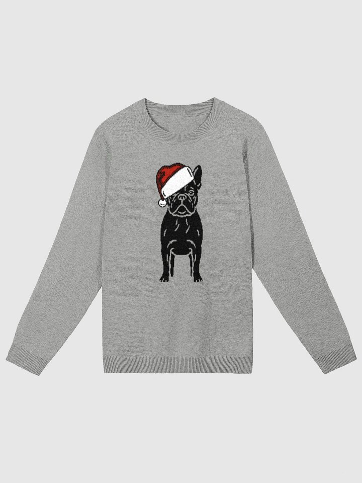 WTF! Christmas Frenchie Knitted Crewneck product image (1)