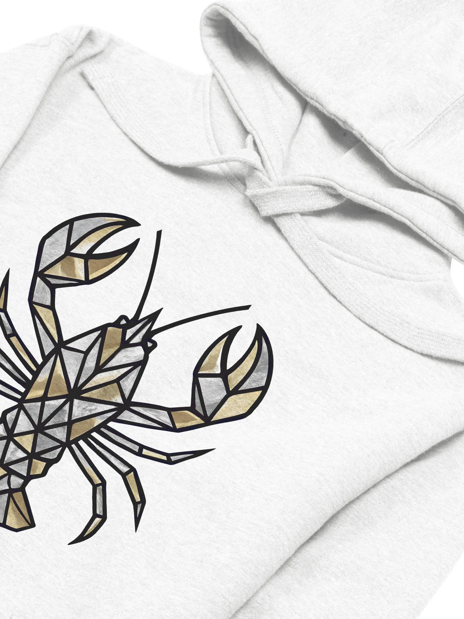 Diamond Shell Hoodie | Luxe Lobster Streetwear Pullover product image (4)