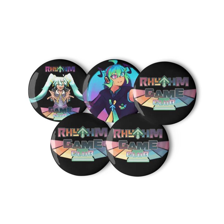 Rhythm Game Club Pins product image (3)