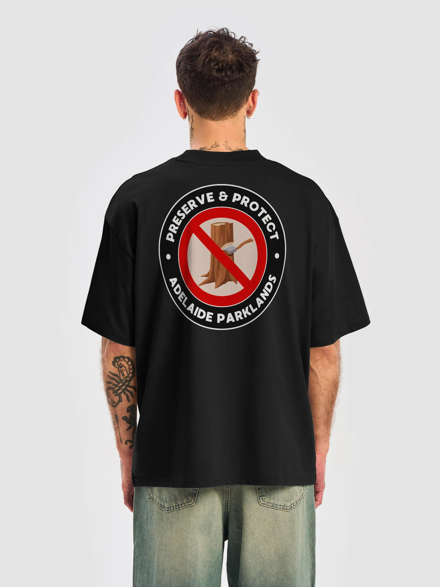 PRESERVE & PROTECT | Unisex | Premium Organic Oversized T-Shirt product image (6)