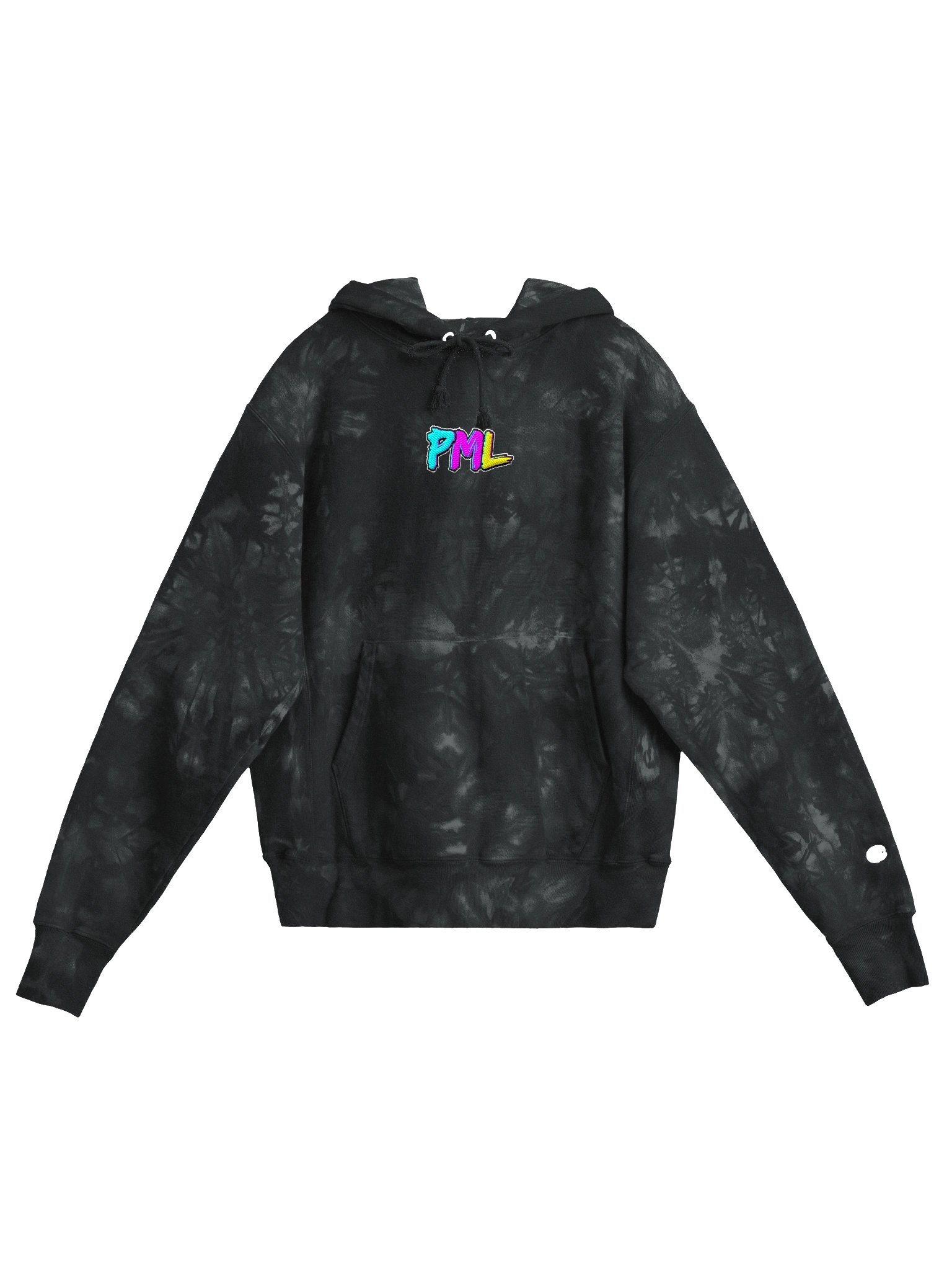 PML Tie-Dye Black Hoodie product image (1)