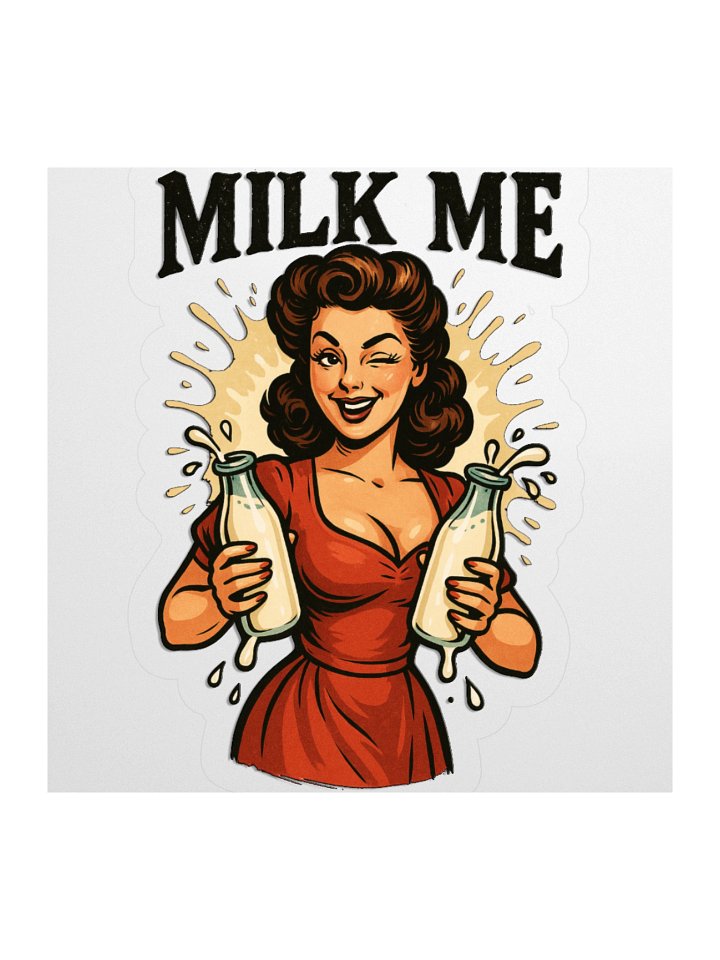 Vintage Milk Maiden Stickers product image (1)