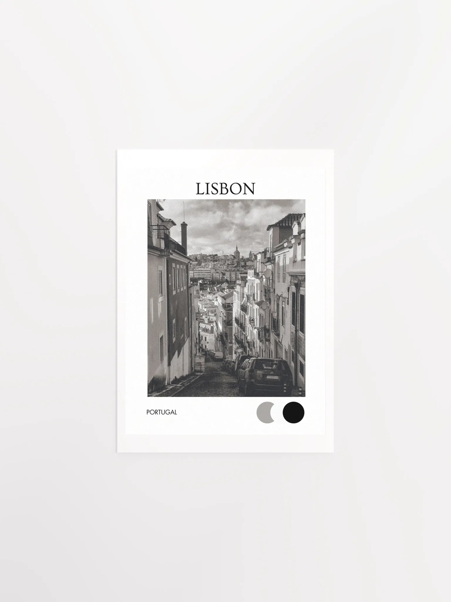 Streets of Lisbon I - Black & White product image (1)
