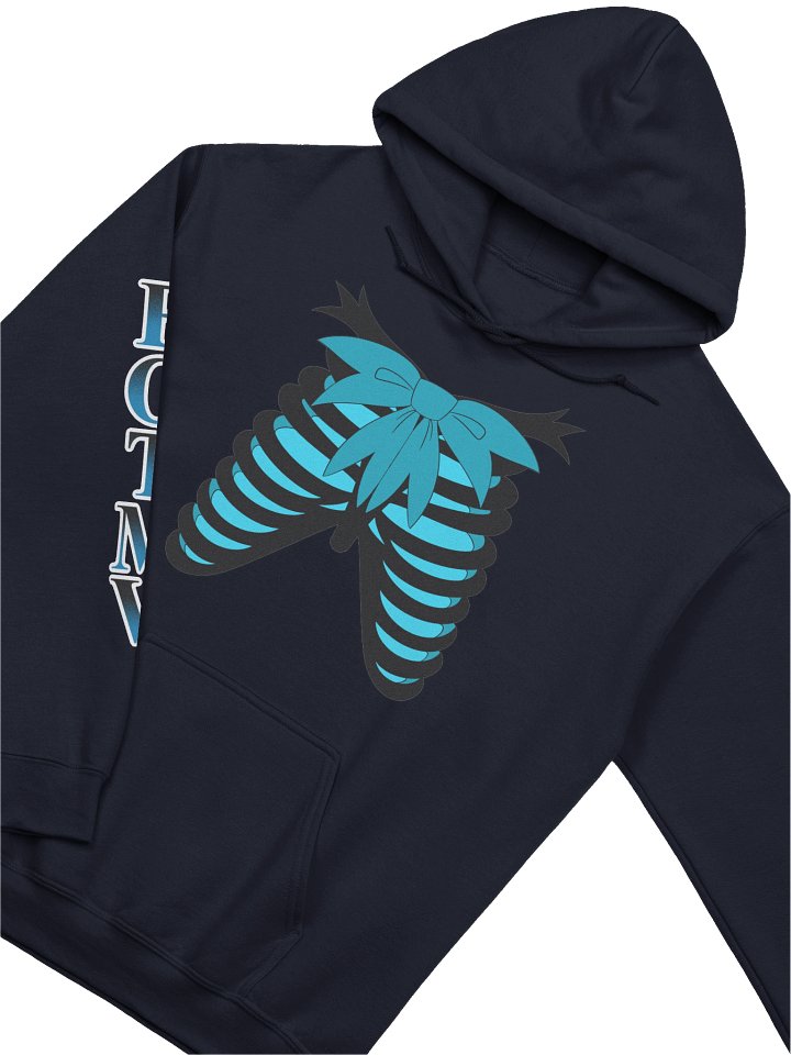 Death Horse Ribcage Hoodie Blue (LIMITED TIME) product image (2)