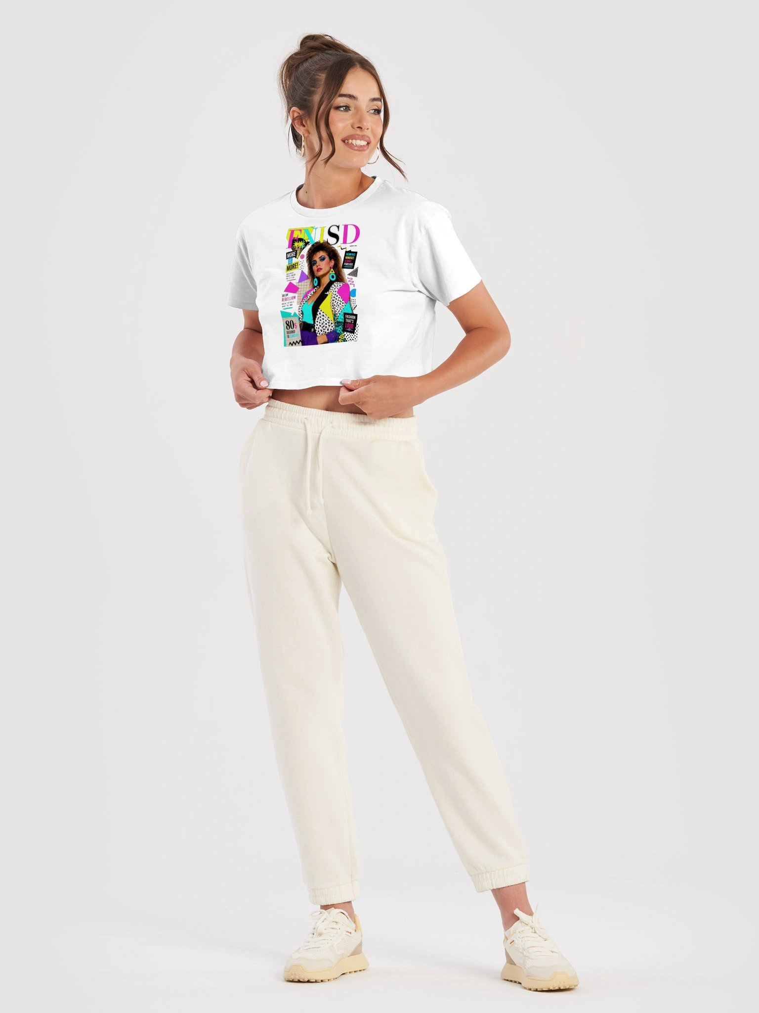 VOGUE 80s CROP TOP SHIRT product image (56)