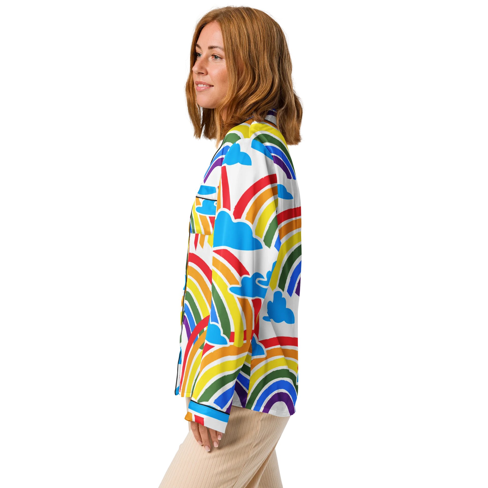 Rainbow Dreams Long Sleeve Pajama Top product image (5)