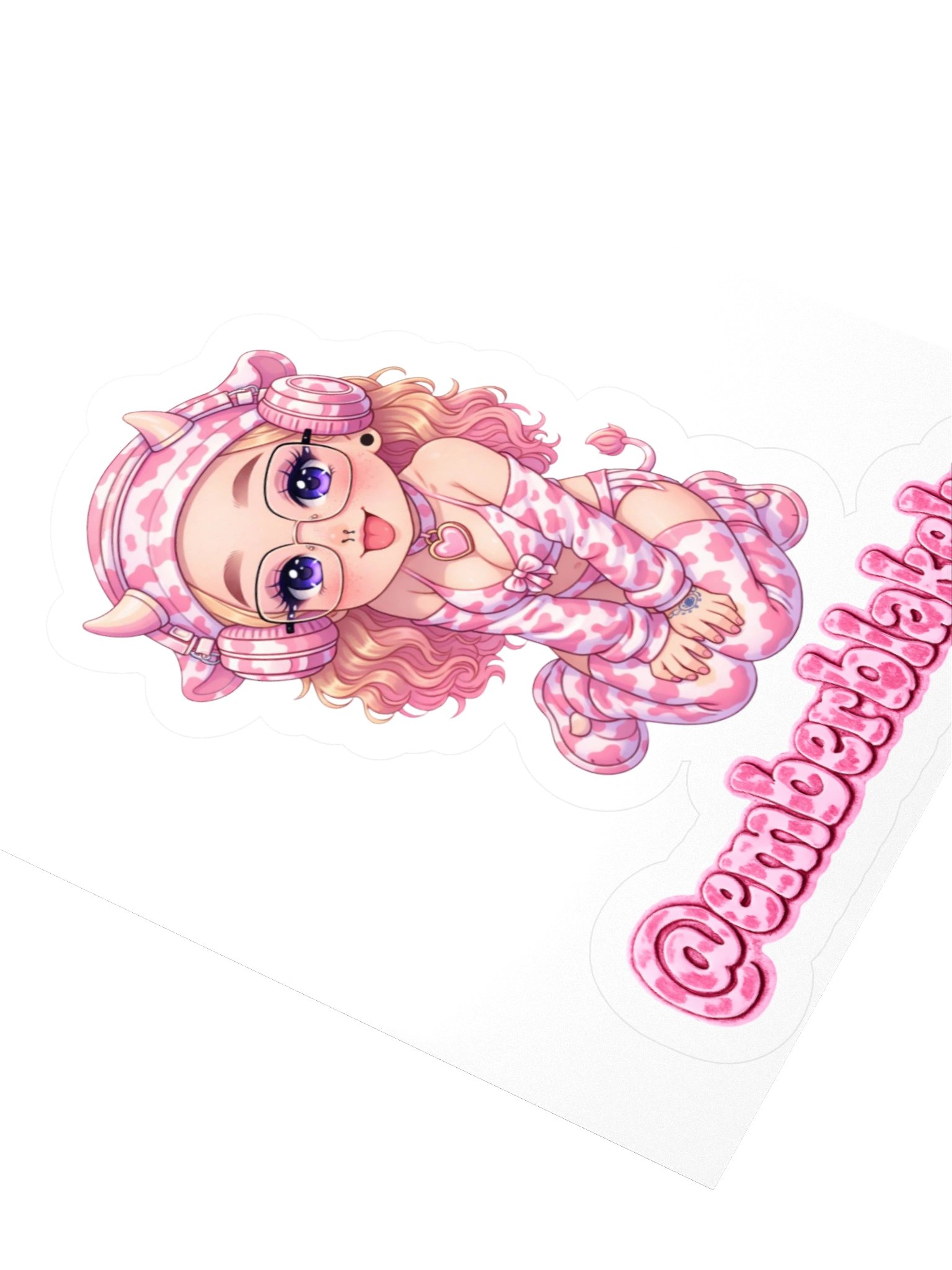 Funky Pink Em Stickers product image (9)