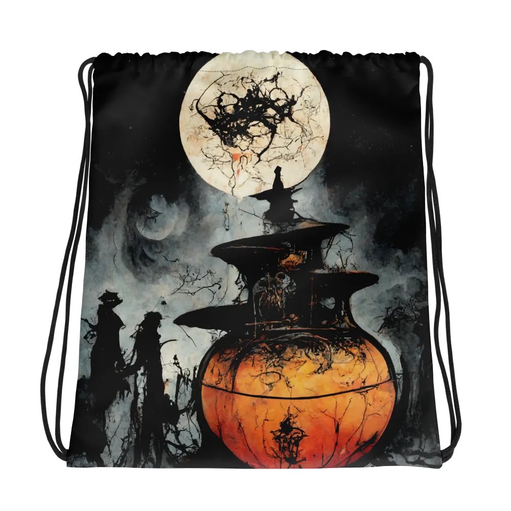Moonlit Mystery Drawstring Bag product image (1)