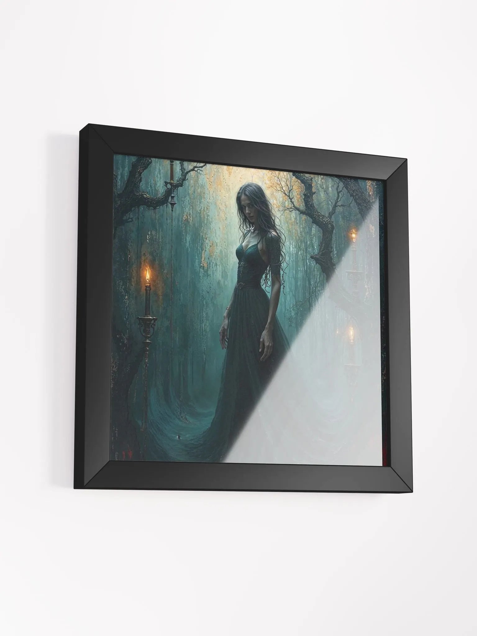 Gothic Forest Witch Framed Print product image (23)