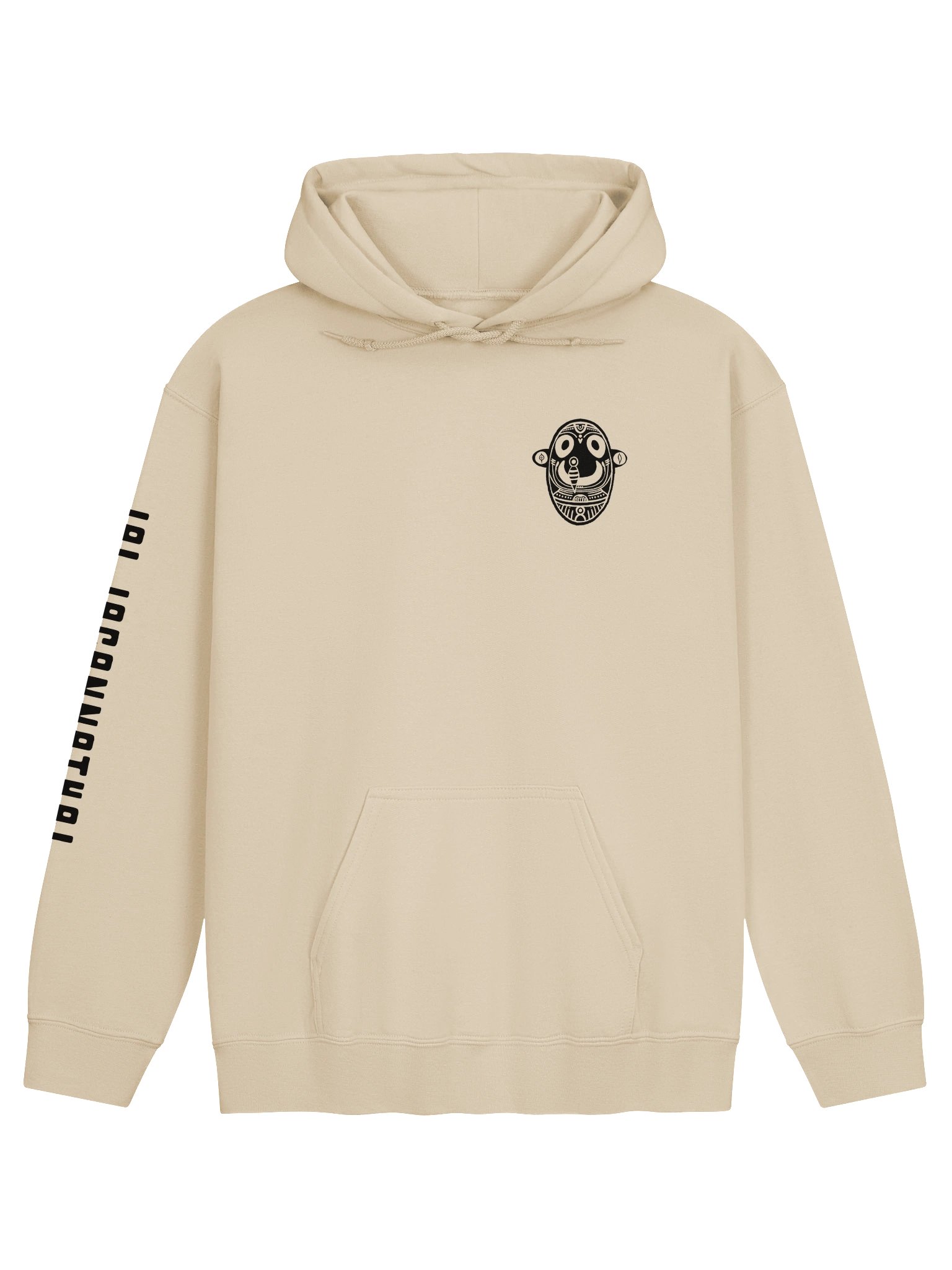jagannatha hoodie - black artwork product image (1)