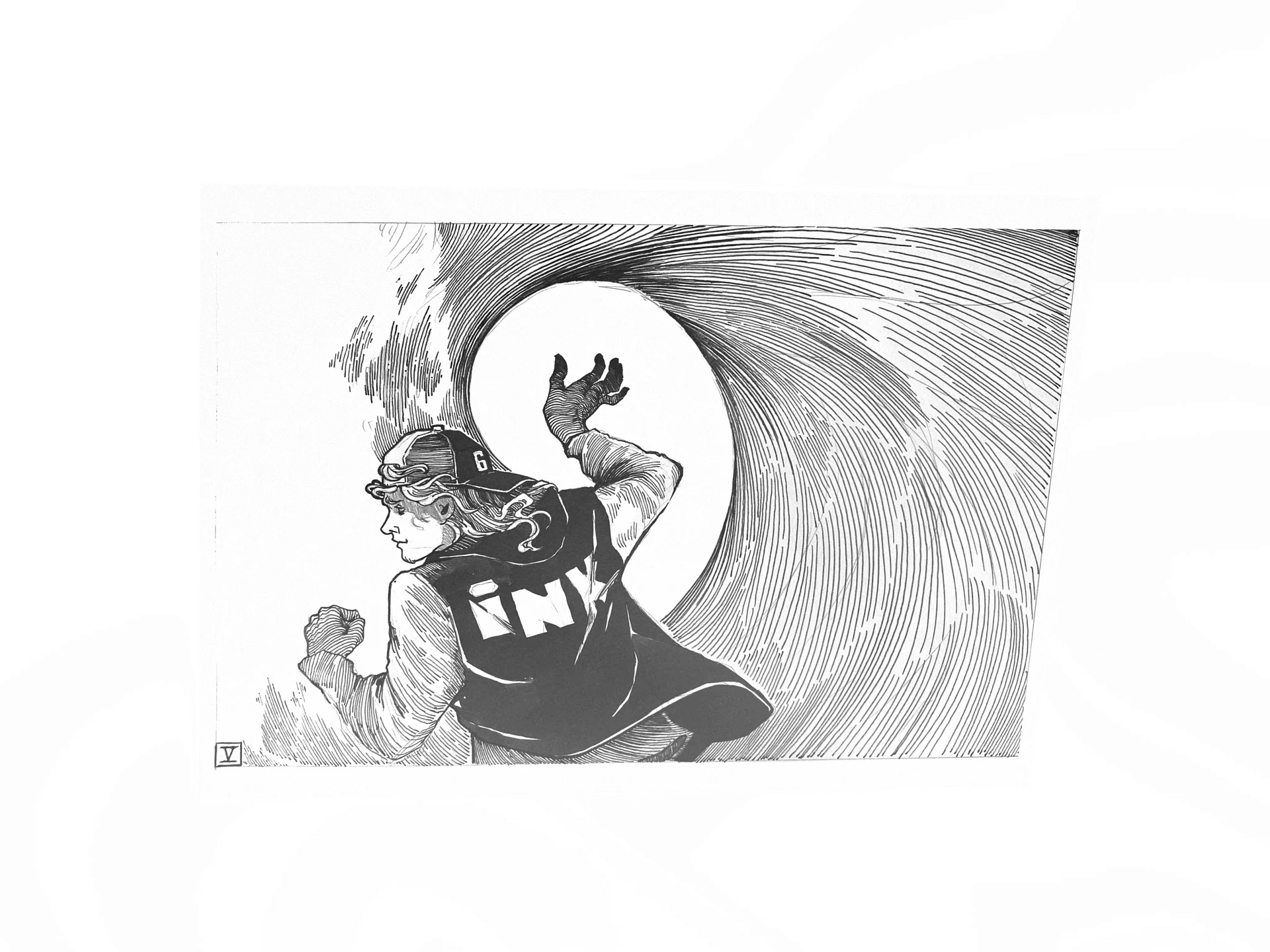Inktober art."Smack” (Poster) product image (5)