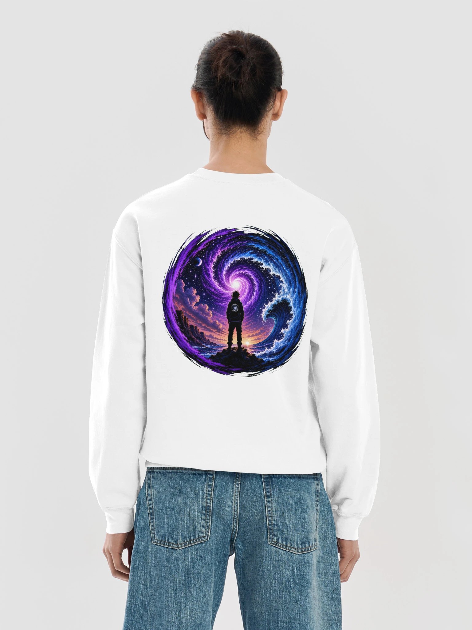 Vibe The Vortex Gildan Classic Crewneck Sweatshirt product image (6)