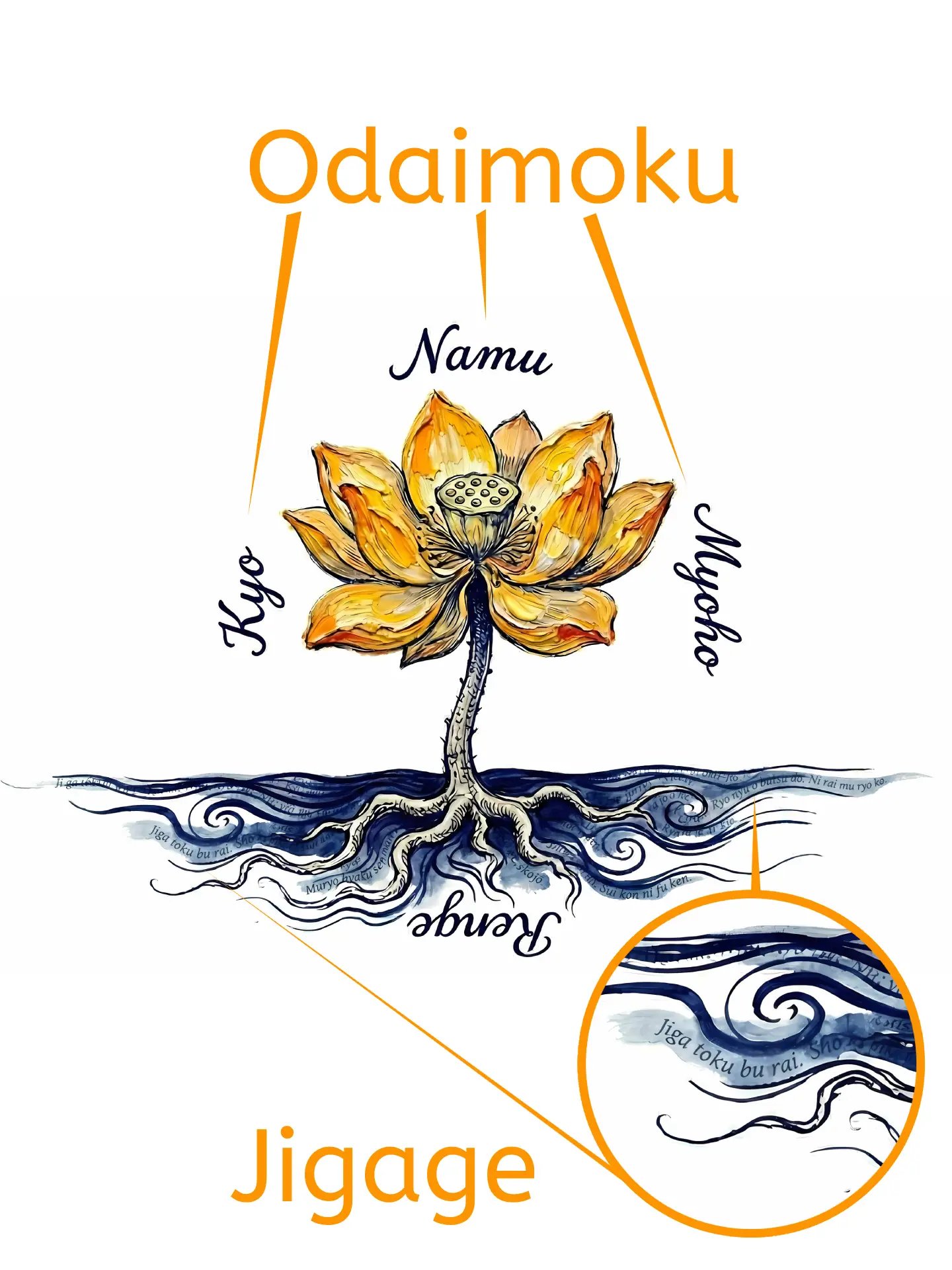 Namu Myoho Renge Kyo: Van Gogh Sweatshirt (Rebirth) product image (12)