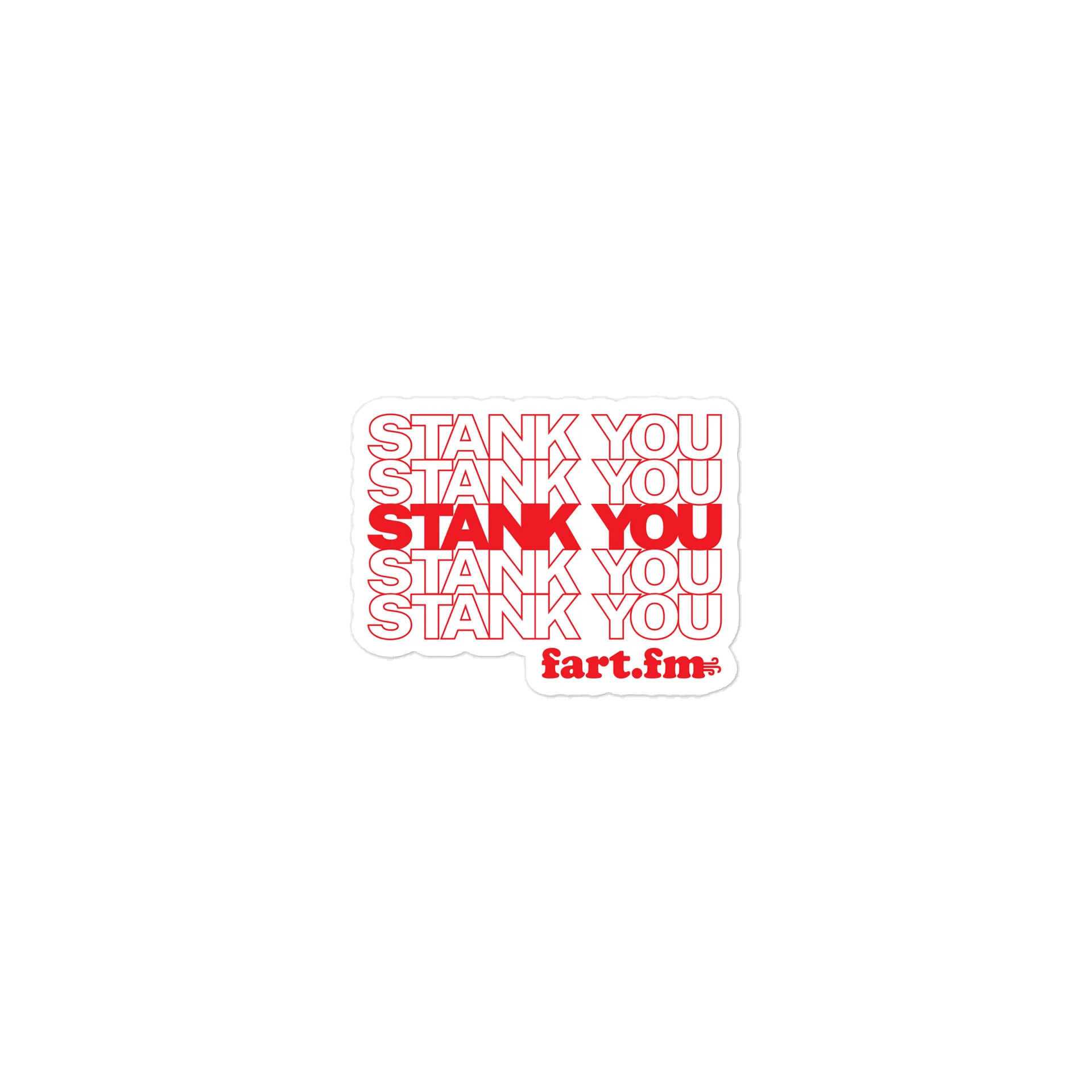 Stank You Sticker product image (1)