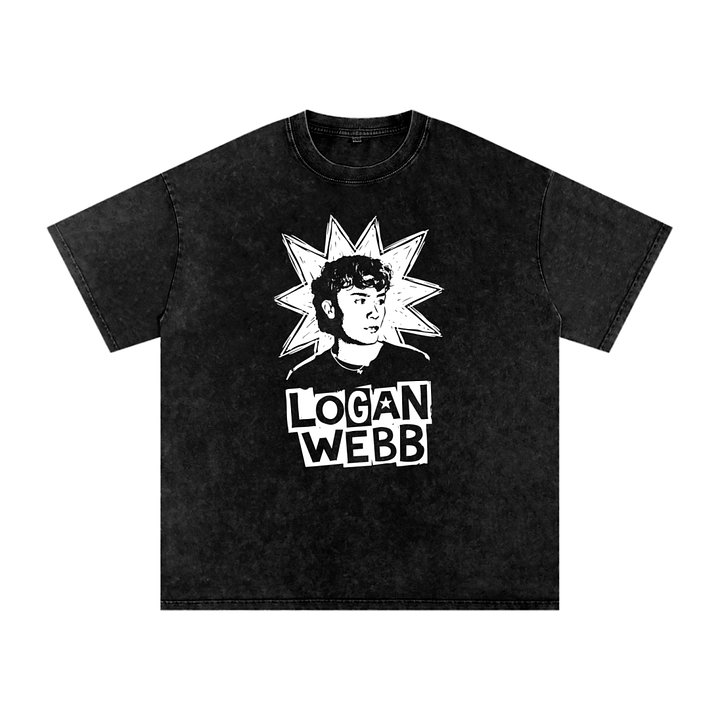 Star Logan - Snow Washed Oversized Cotton T-Shirt product image (1)