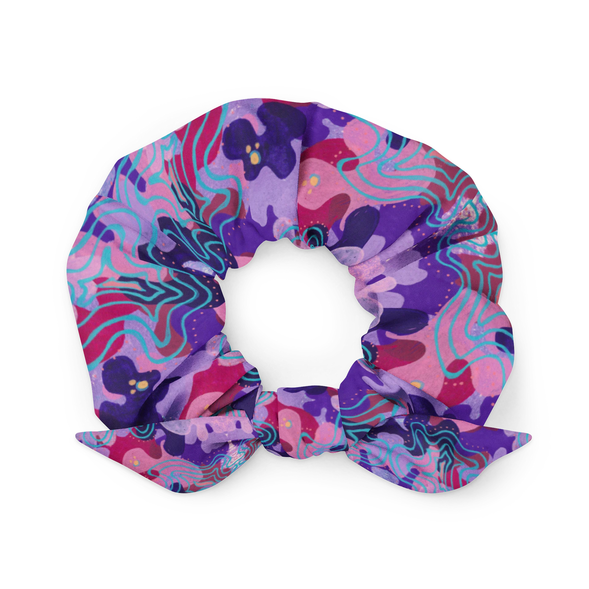 Purple Blobs Scrunchie product image (1)