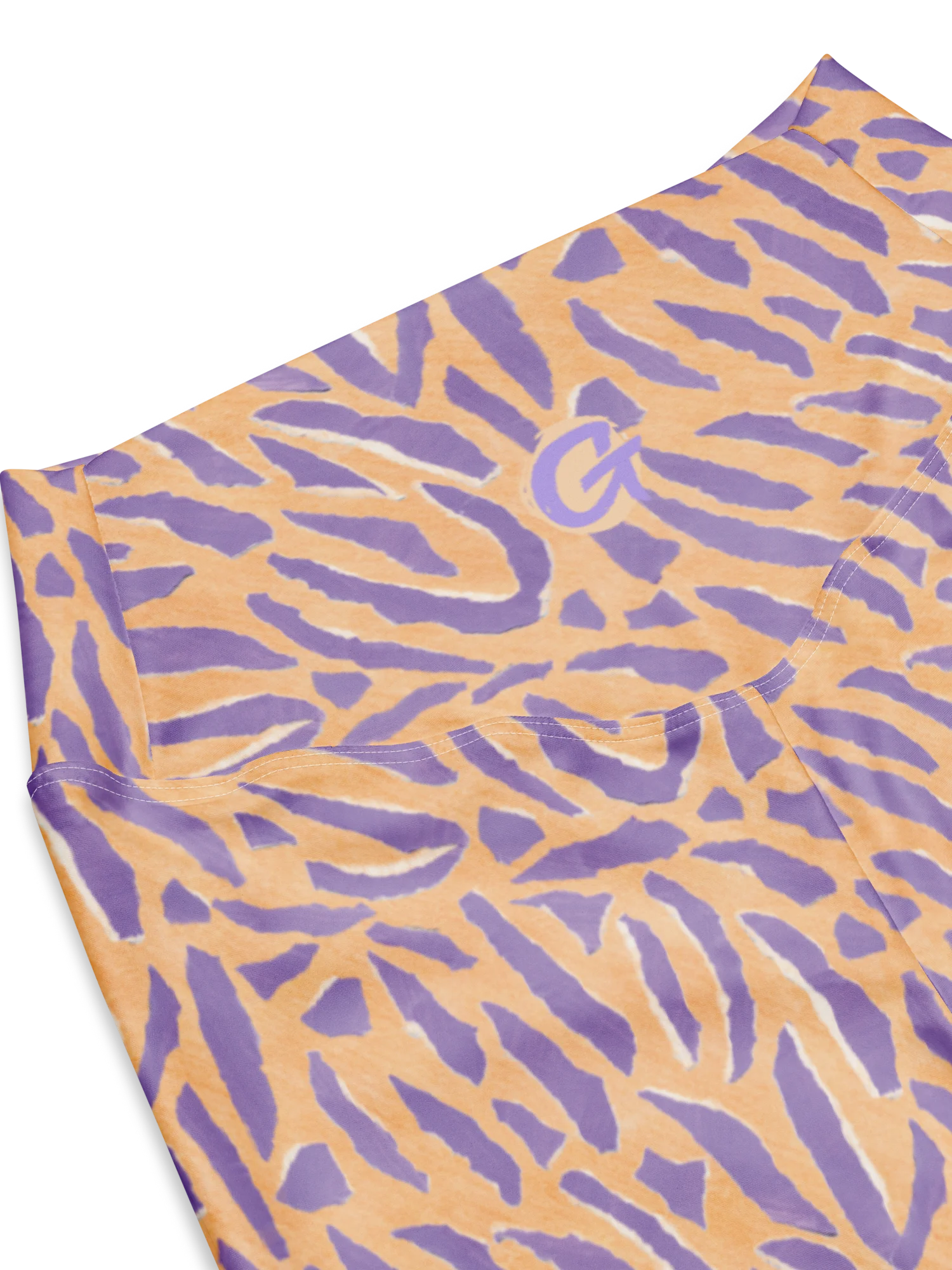 "Animal Stripe" Print Flare Leggings product image (5)