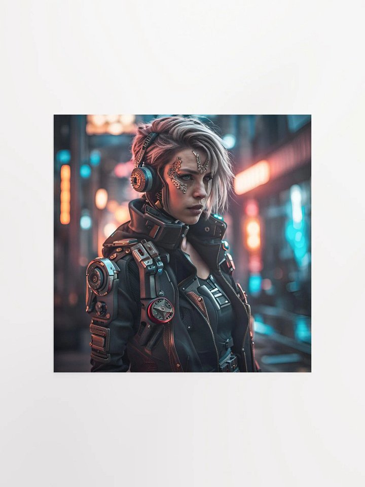 Cyberpunk Female Poster product image (3)