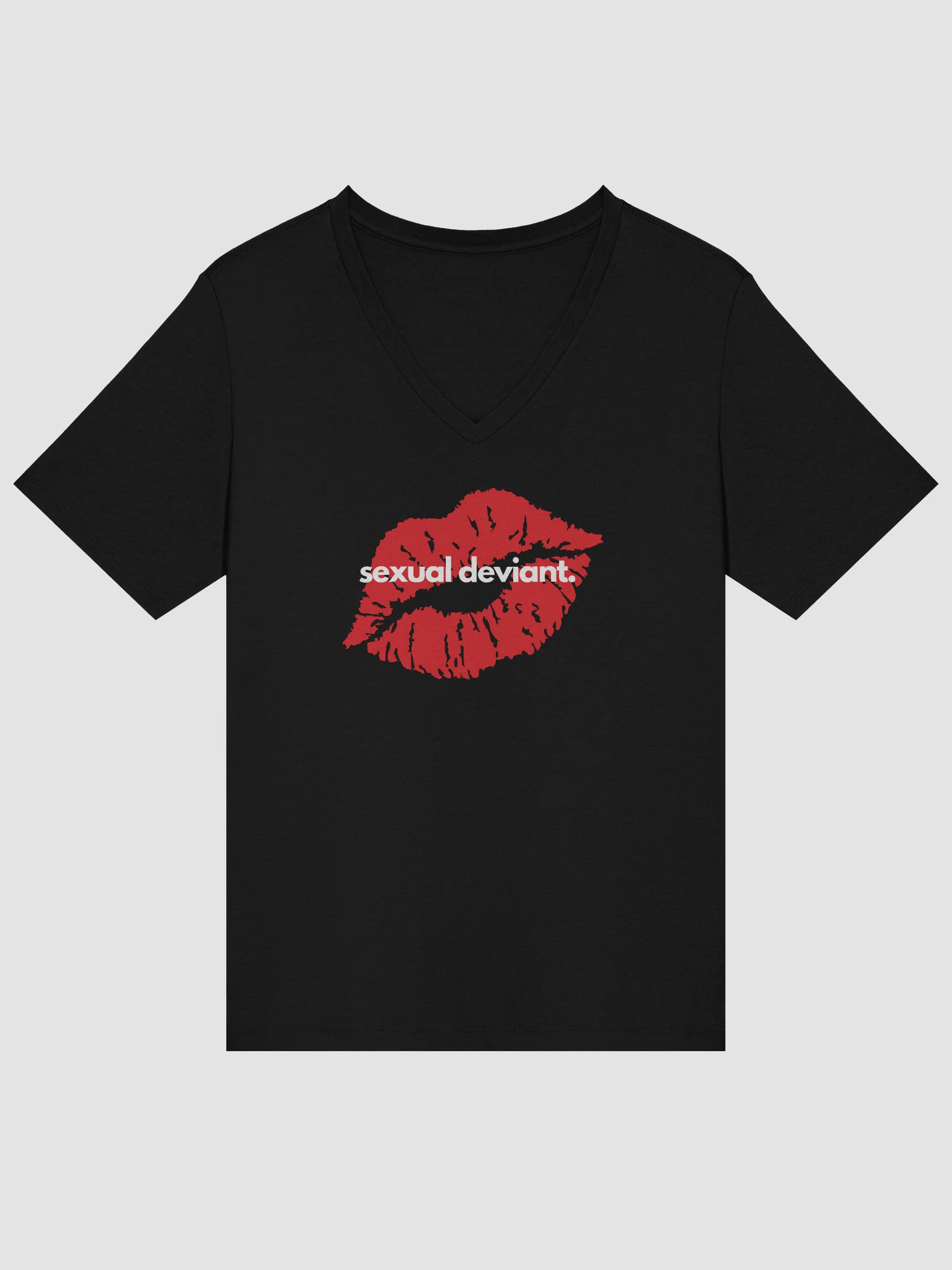 Sexual Deviant Relaxed V-Neck Tee product image (11)