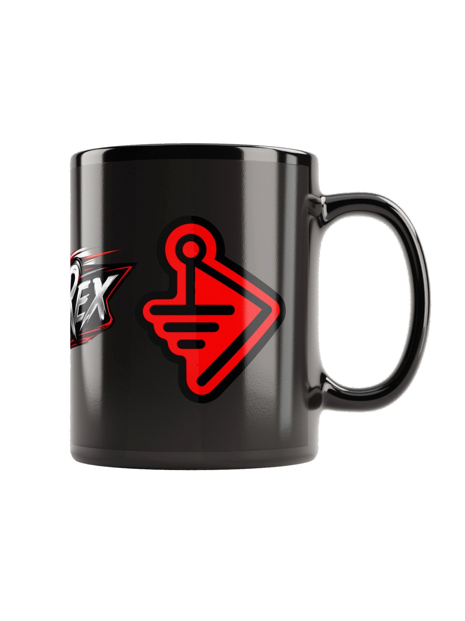 AK-Rex Black Glossy Mug product image (3)