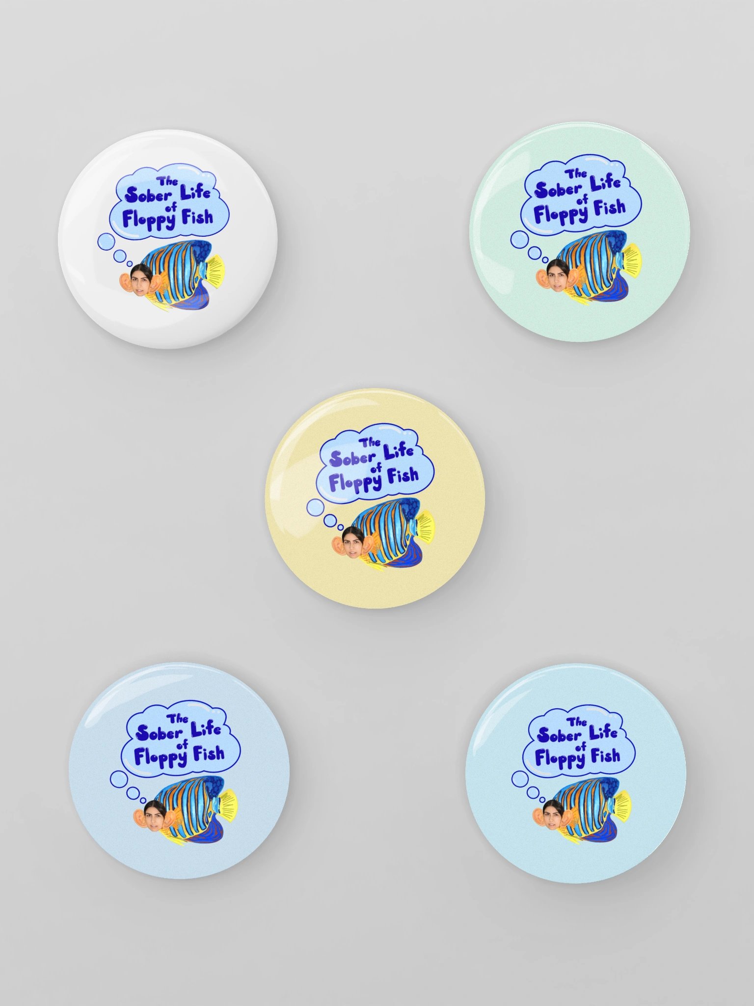 Sober Floppy Fish Pins product image (2)