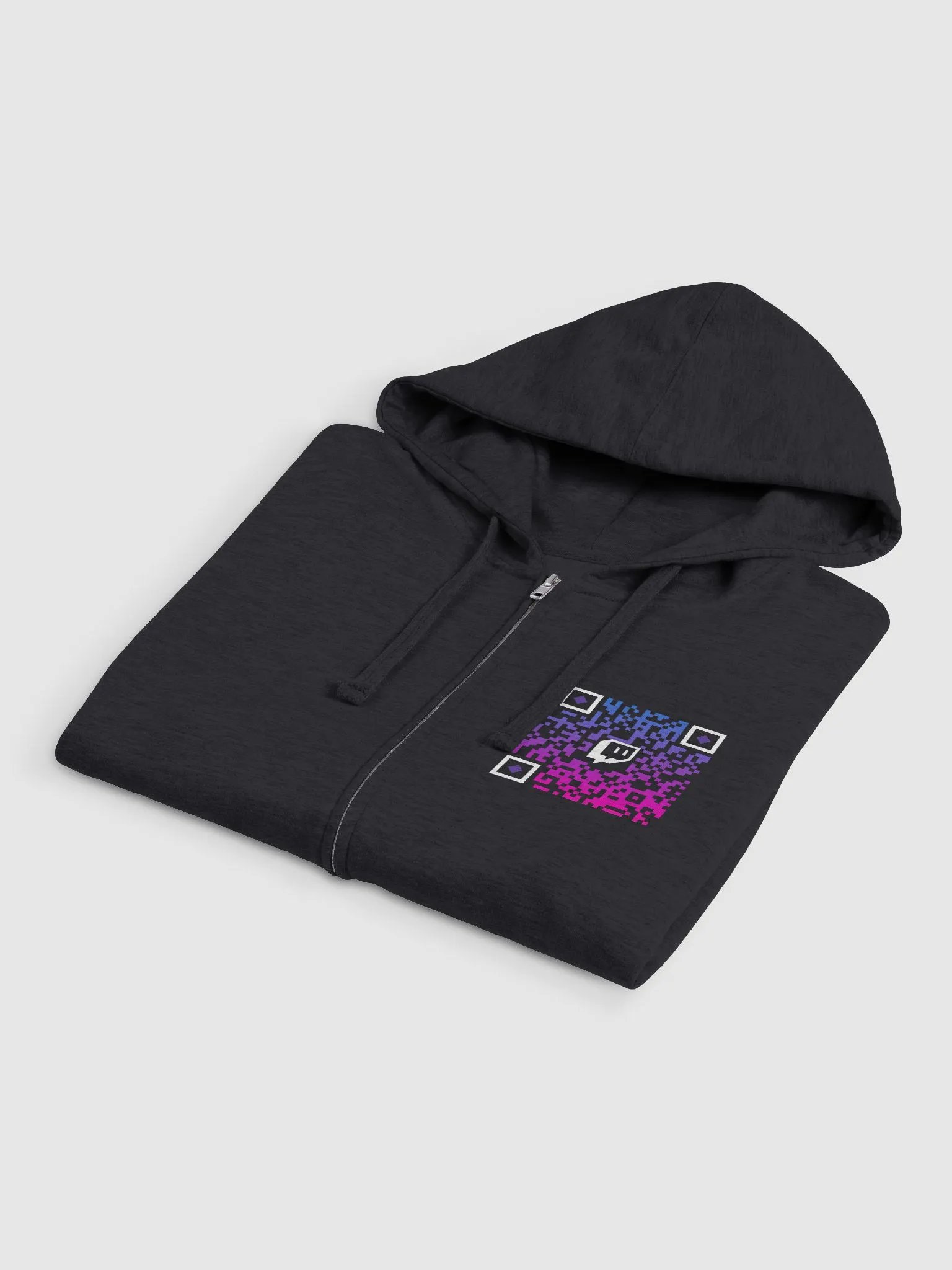 MA Twitch QR Code Zip-Up Hoodie product image (10)