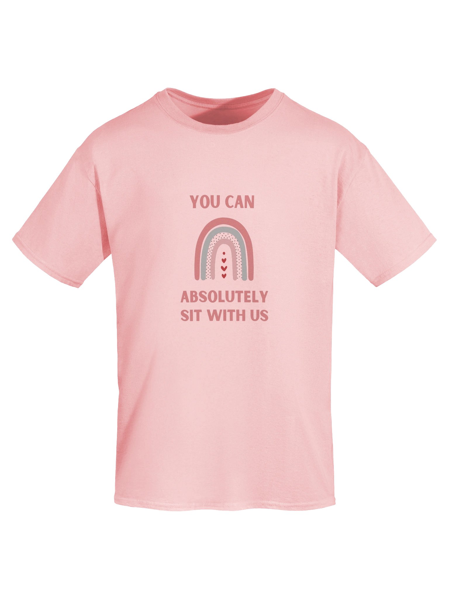 You Can Absolutely Sit With Us Rainbow Tee product image (21)