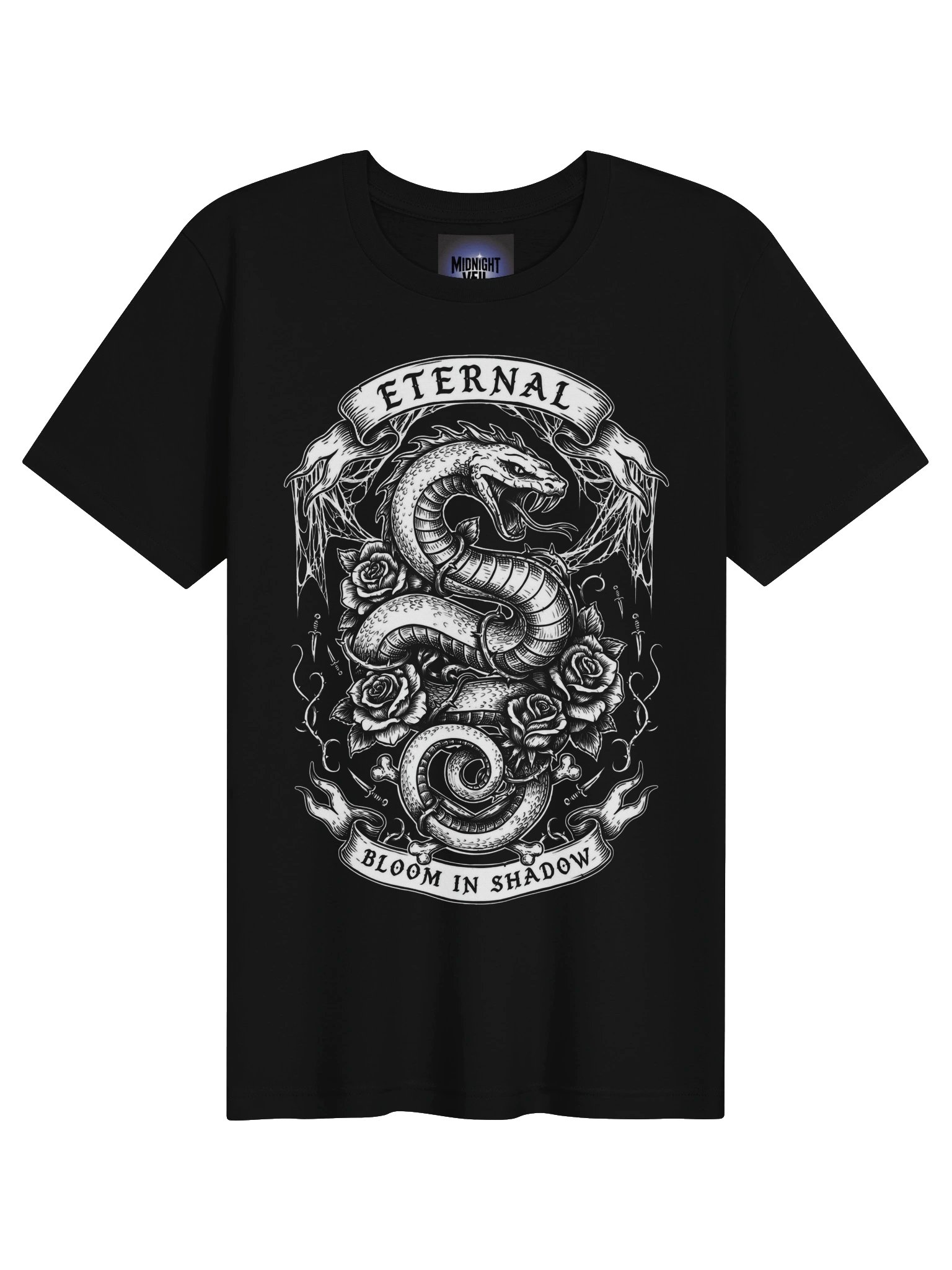Eternal Snake Tattoo Style Tee product image (5)