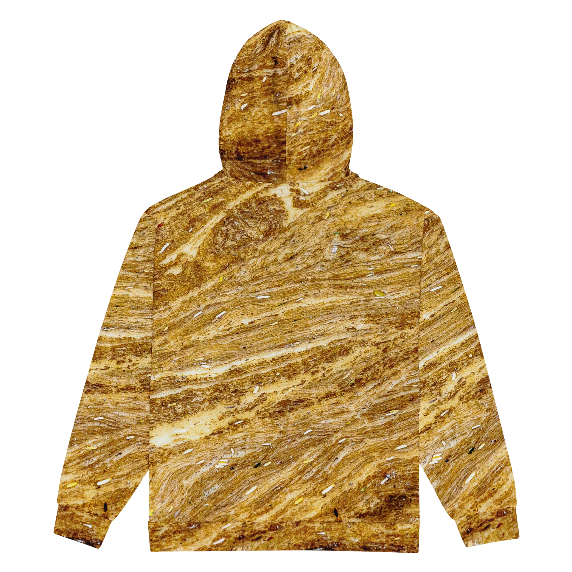 Golden Strata All-Over Print Recycled Unisex Zip Hoodie product image (2)