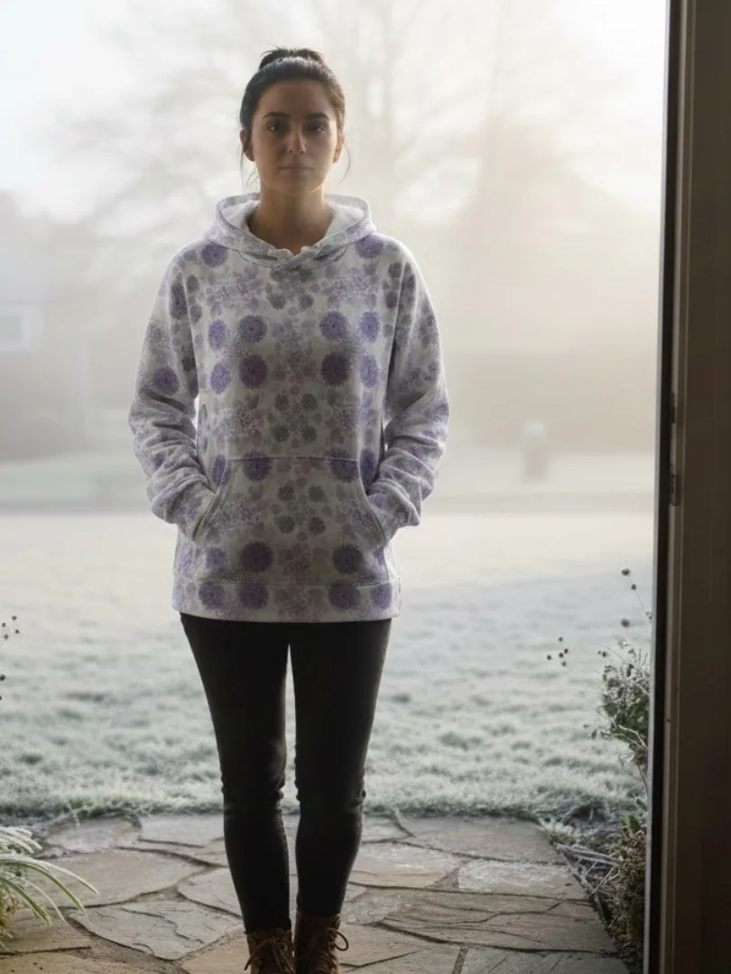 Lilac Mandala Hoodie product image (1)