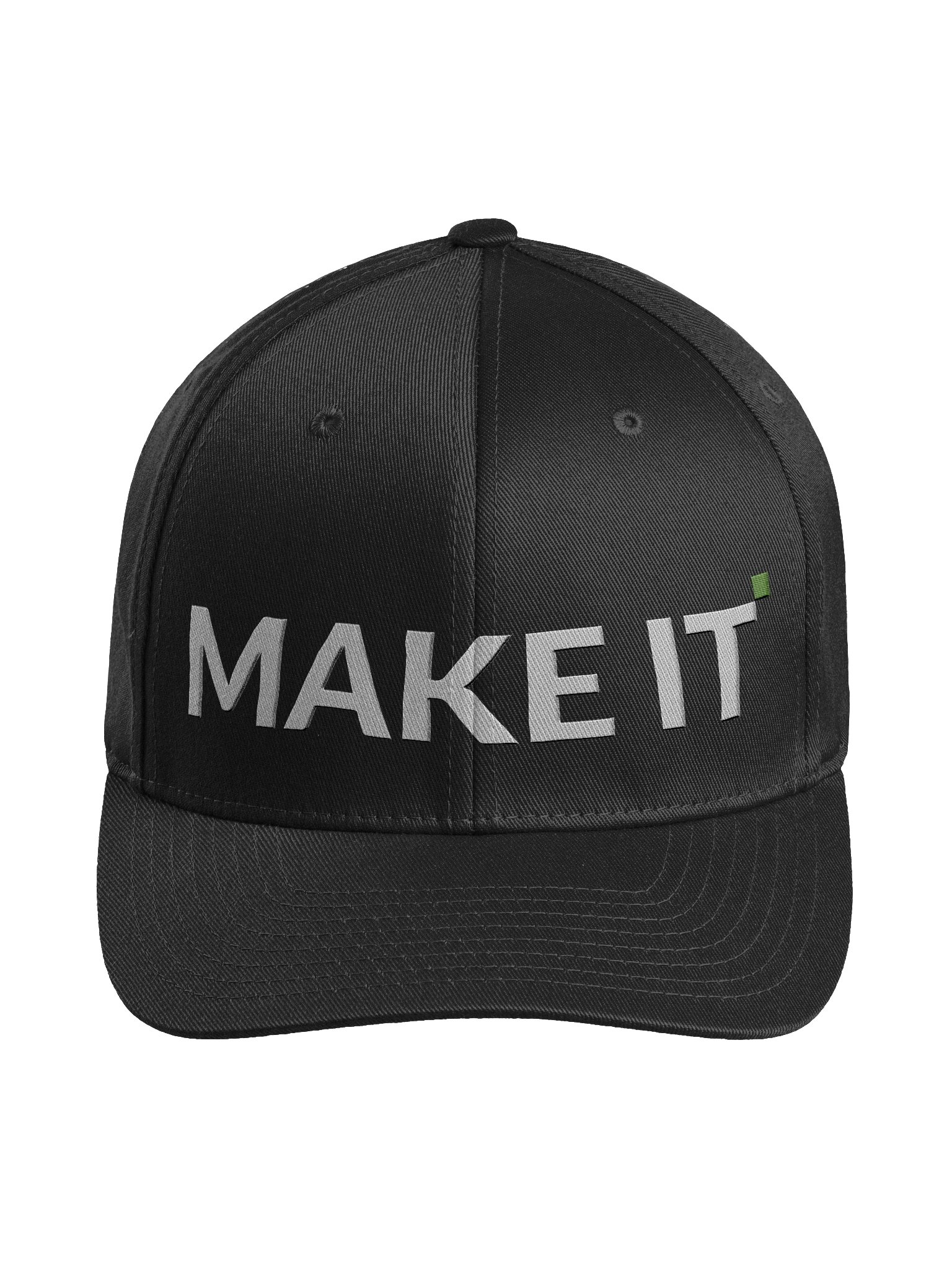 "STAY INSPIRED" MAKE IT FITTED HAT | WHITE LOGO product image (1)