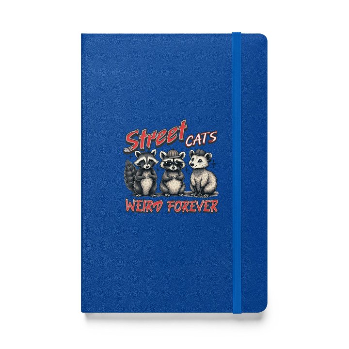Street Cats Weird Forever Raccoon Hardcover Journal product image (1)