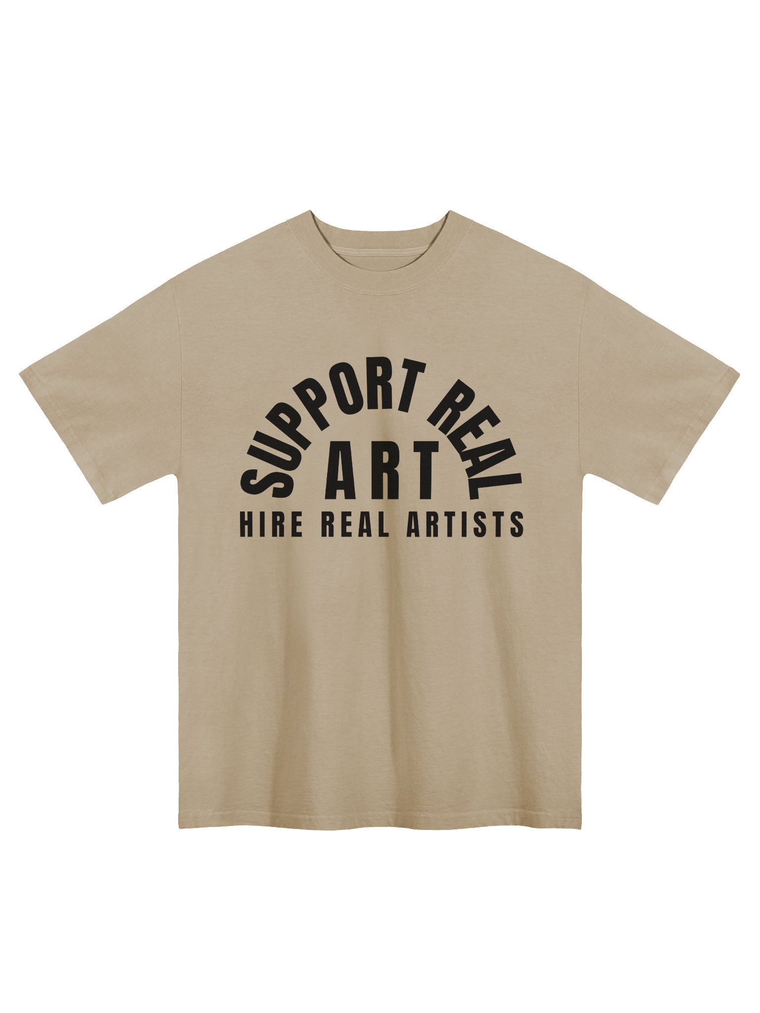 Support Real Artists Faded Oversized Tee product image (1)