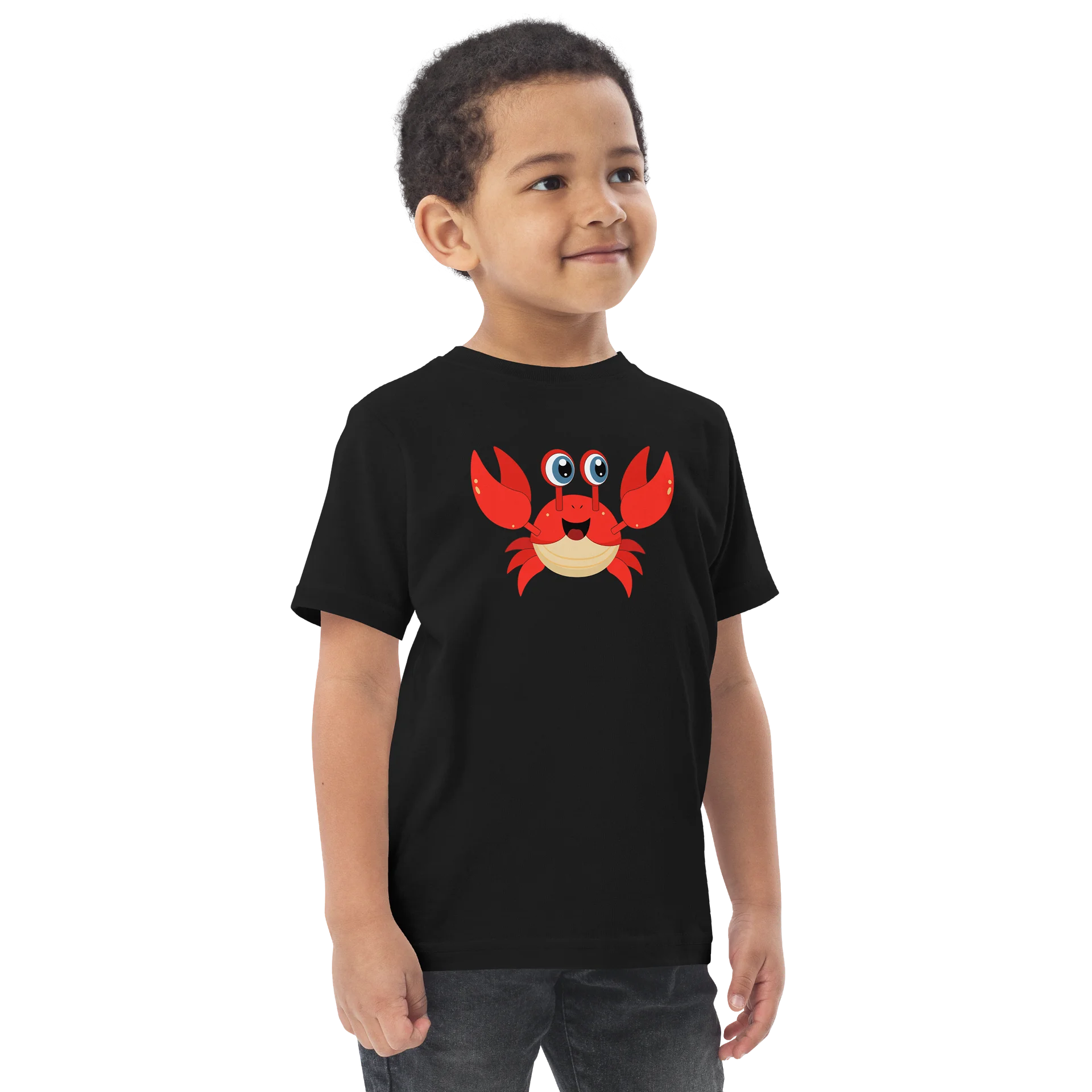 Sea Friends Crab Toddler Jersey T-Shirt product image (6)