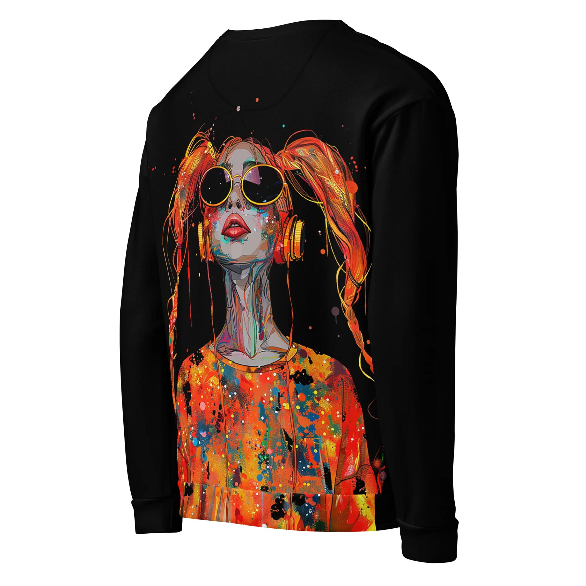 Lit Projecktz Komm Hierher, Fühl Den Vibe AOP Sweatshirt product image (5)