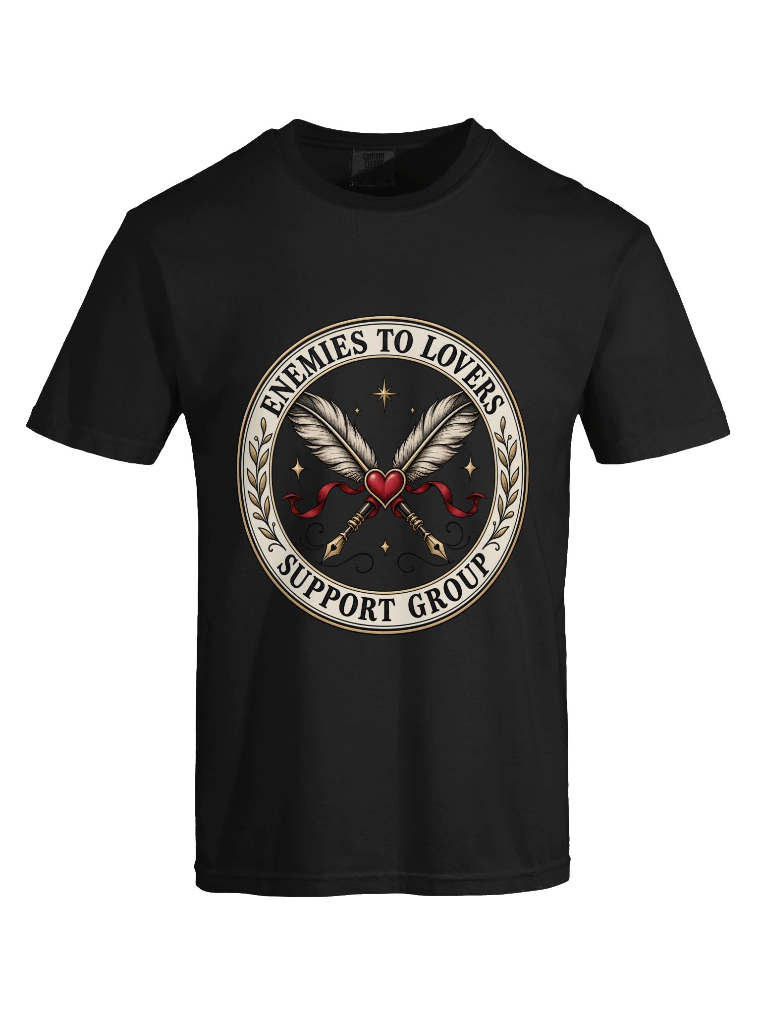Enemies to Lovers Support Group Vintage Crest Graphic Tee product image (8)
